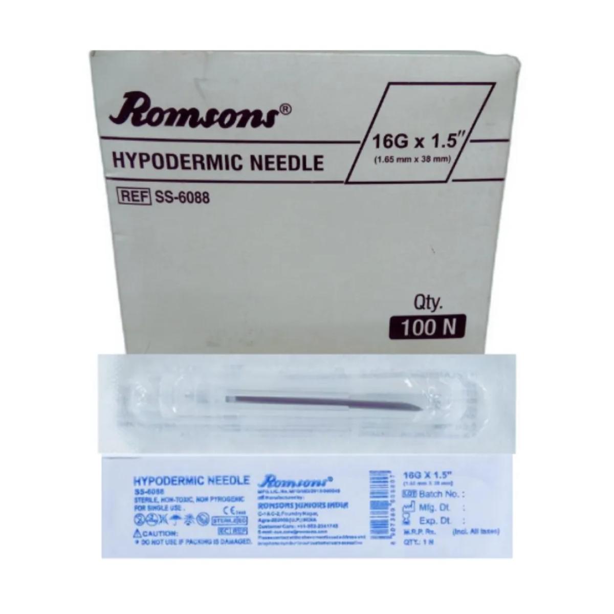 Hypodermic Needle Size 1.5 inch